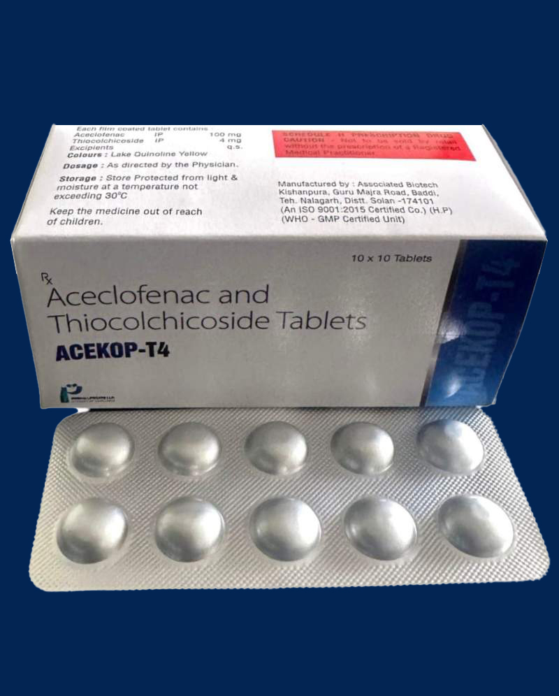 Aceclofenac Thiocolchicoside Tablets